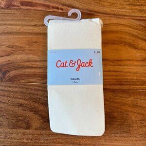Cat & Jack Ivory Tights Size 7-10